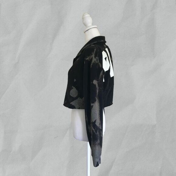 PINK Victoria's Secret Women Sweatshirt  Fleece Black Size SM and Cap Logo PINK - Picture 5 of 10